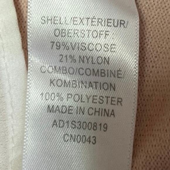 Adrianna Papell Pink Knit Ruffle Crew Neck Long Sleeve Pullover Sweater Top Sz L - Picture 6 of 6